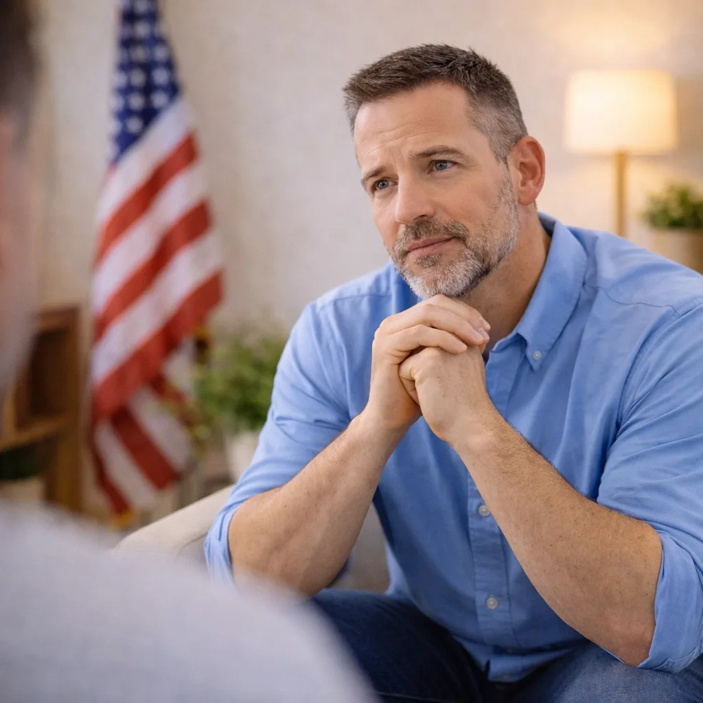 Veteran receiving compassionate addiction treatment at Delray Beach facility