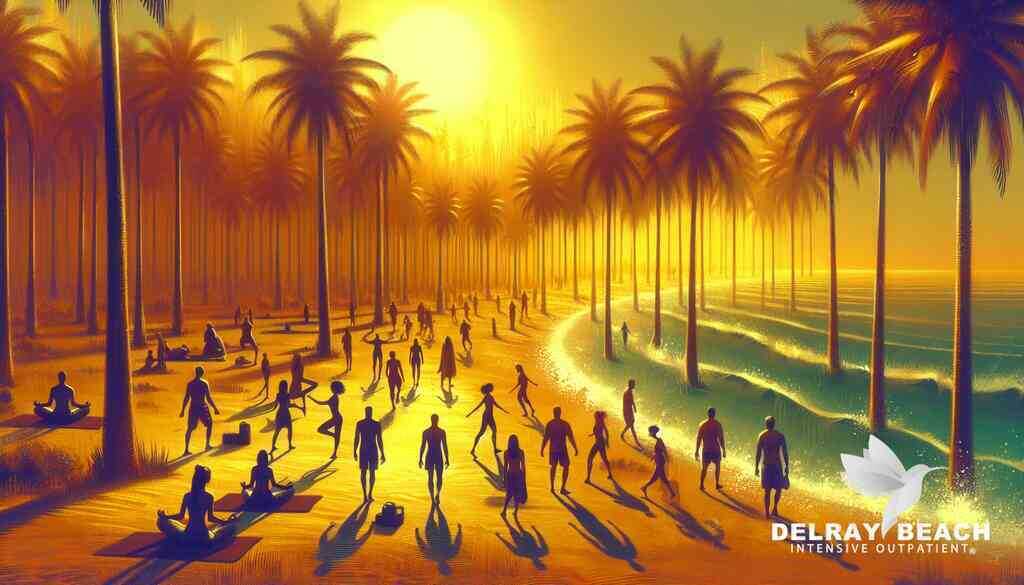 How does Delray Beach IOP enhance holiday mental wellness?