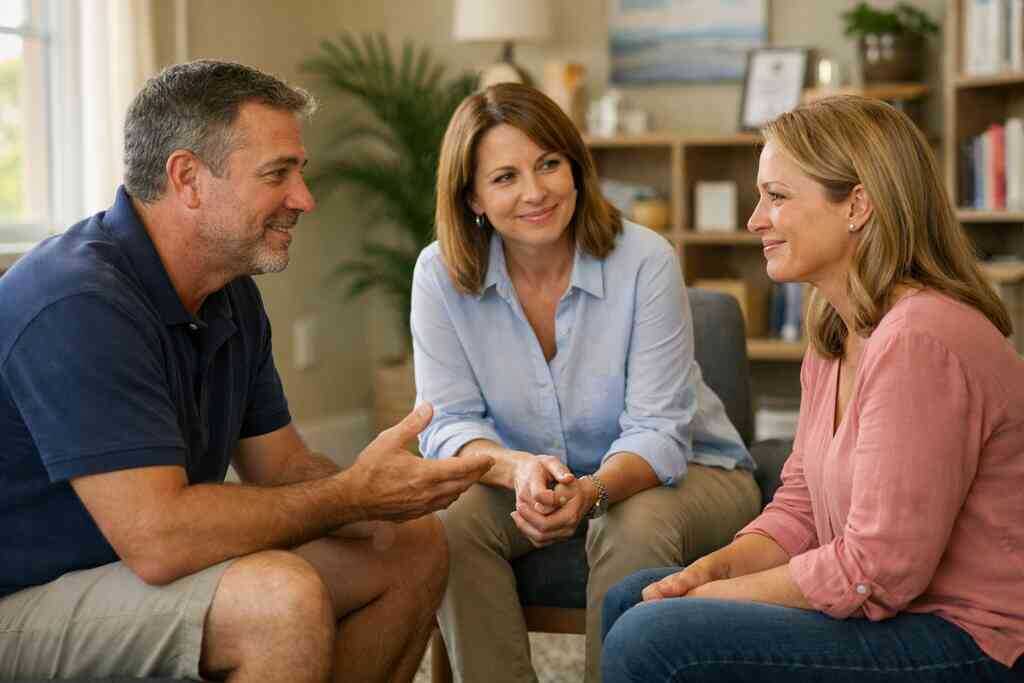 How family sessions support dual diagnosis treatment when anxiety, depression, PTSD, or bipolar symptoms are part of the